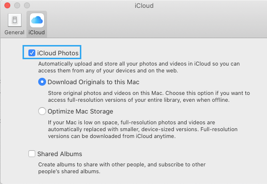 Download photo library from icloud