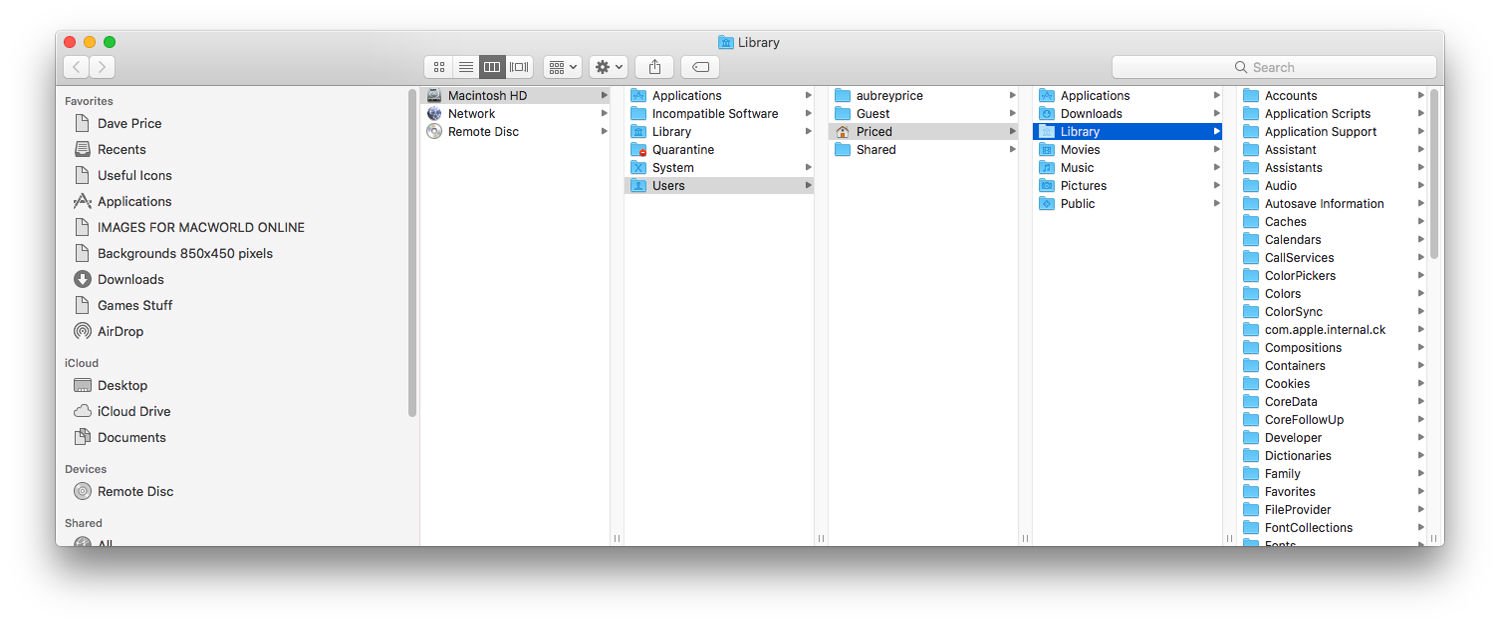 Find Library Folder On Mac